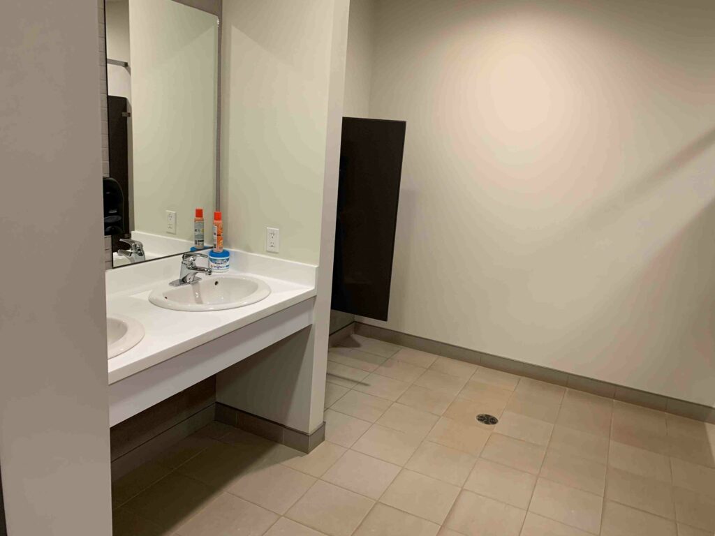 Comfort room washing area